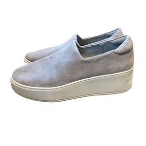 J/Slide Aileen Suede Platform Sneakers Grey Suede